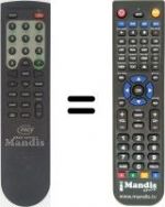 Télécommande équivalente MSS SERIES