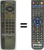 Télécommande équivalente National TX-29A51 C