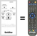 Télécommande équivalente PN 243 104K