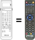 Télécommande équivalente Schaub Lorenz SL 300