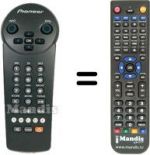 Télécommande équivalente RC-8250