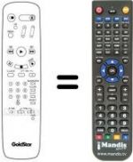 Télécommande équivalente LG QUISY 30