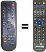Télécommande équivalente R-40B02