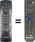 Télécommande équivalente Daewoo DTC 29G1