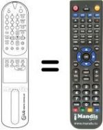 Télécommande équivalente LG RB-32CZ10RX