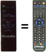 Télécommande équivalente RB-34 P