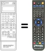 Télécommande équivalente RC-693 MV