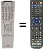 Télécommande équivalente RC-922