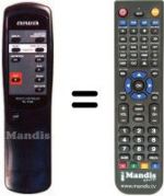 Télécommande équivalente Aiwa AD-S950