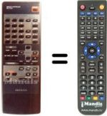 Télécommande équivalente Aiwa VX-S140