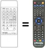 Télécommande équivalente RC-T2000