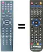Télécommande équivalente EASY LIVING EL 4213 B