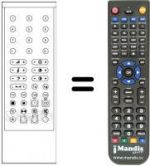 Télécommande équivalente UNIVERSUM 7263023