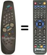Télécommande équivalente RC 1010