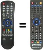 Télécommande équivalente RC 1059