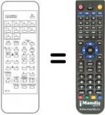 Télécommande équivalente RC 13