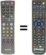 Télécommande équivalente RC 143603 / 00