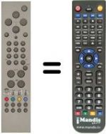Télécommande équivalente RC 1541