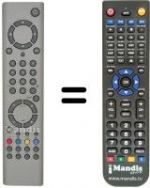 Télécommande équivalente Seg PL 42 SG