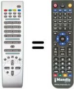 Télécommande équivalente RC 1805