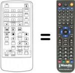 Télécommande équivalente LG RC 20 S