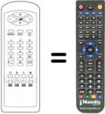 Télécommande équivalente Sinudyne JAZZ 14320