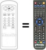 Télécommande équivalente 3950
