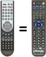 Télécommande équivalente Vestel 26830 IDTV