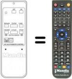 Télécommande équivalente RC 240