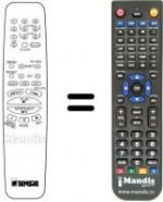 Télécommande équivalente RC 302 S