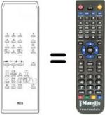 Télécommande équivalente RC 4