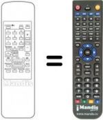 Télécommande équivalente RC 4000