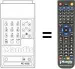 Télécommande équivalente RC 4002