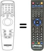Télécommande équivalente RC 4209 X