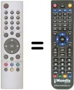Télécommande équivalente RC 510