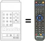 Télécommande équivalente RC 5140