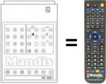Télécommande équivalente RC 5201