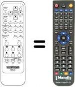 Télécommande équivalente RC 5204 X