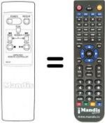 Télécommande équivalente RC 57
