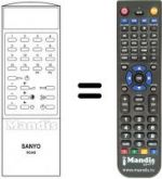 Télécommande équivalente RC 645
