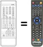 Télécommande équivalente RC 659