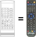 Télécommande équivalente RC 70