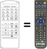 Télécommande équivalente RC 700 A