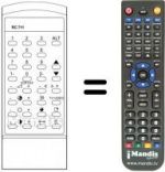 Télécommande équivalente RC 711