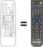 Télécommande équivalente RC 72