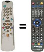 Télécommande équivalente RC 750