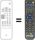 Télécommande équivalente RC 7976 / 00