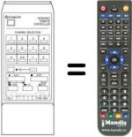 Télécommande équivalente RC 81