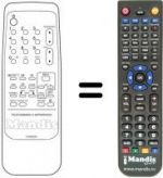 Télécommande équivalente 07660BQ090