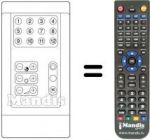 Télécommande équivalente RC IV 12 FACH